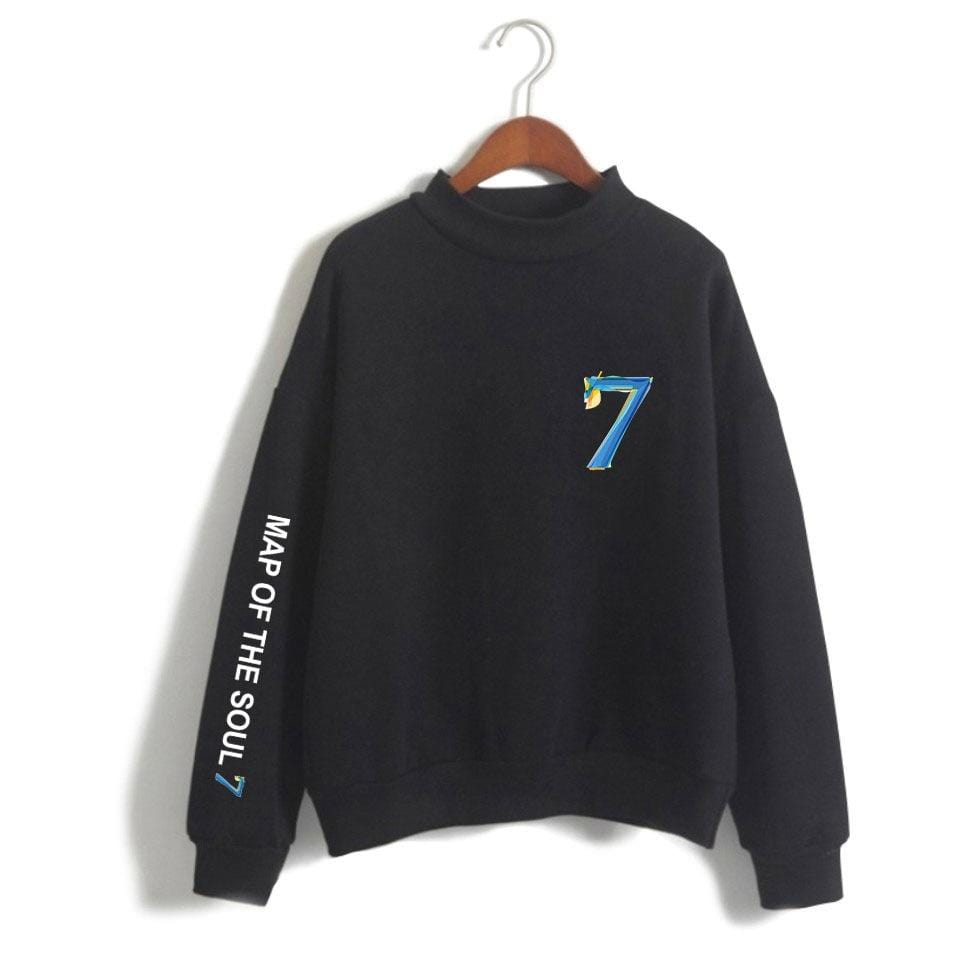 Hallyu Street Sweatshirts Noir / XXS Sweatshirt Coréen BTS 7TH EDITION